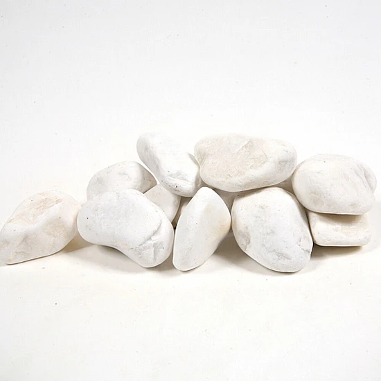 חלוקי נחל לבנים גדולים  20 ק"ג